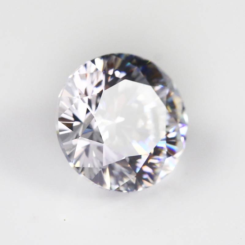 Moissanite圆形超白色九心一花