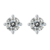 耳钉0.5ct*2