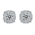耳钉0.5ct*2