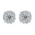 耳钉0.5ct*2