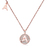 Rose gold/chain length 45cm