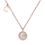Rose gold/chain length 45cm