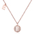 Rose gold/chain length 45cm