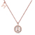 Rose gold/chain length 45cm