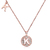 Rose gold/chain length 45cm