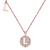 Rose gold/chain length 45cm