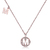 Rose gold/chain length 45cm