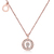 Rose gold/chain length 45cm