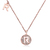 Rose gold/chain length 45cm