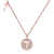 Rose gold/chain length 45cm