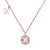 Rose gold/chain length 45cm