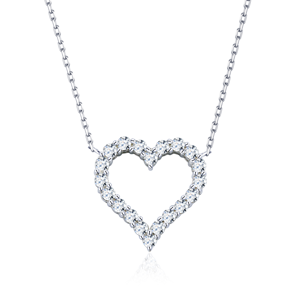 At first sight, I fell in love with Moissanite pendant earrings bracelet set