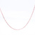 O字链1.1mm镀K红45cm