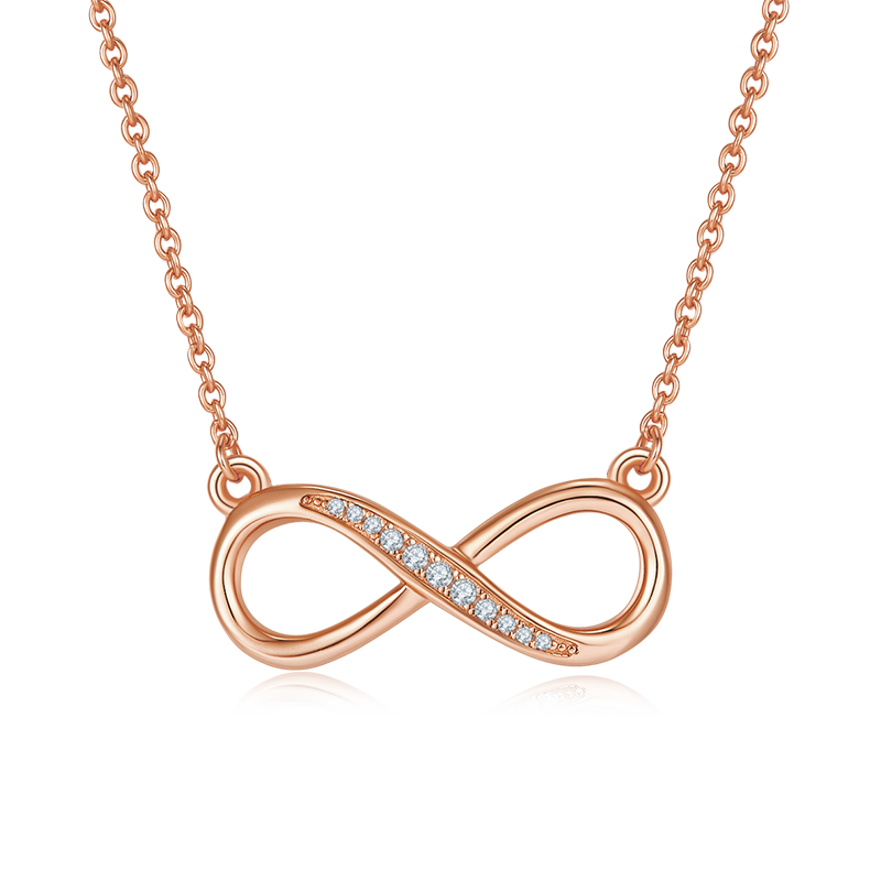 简爱无限的爱PendantS925银Moissanite厘石D级0.1ct