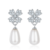 7.5MM*9MM淡水珍珠/耳钉一对
