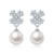 7.5MM-8MM淡水珍珠/耳钉一对