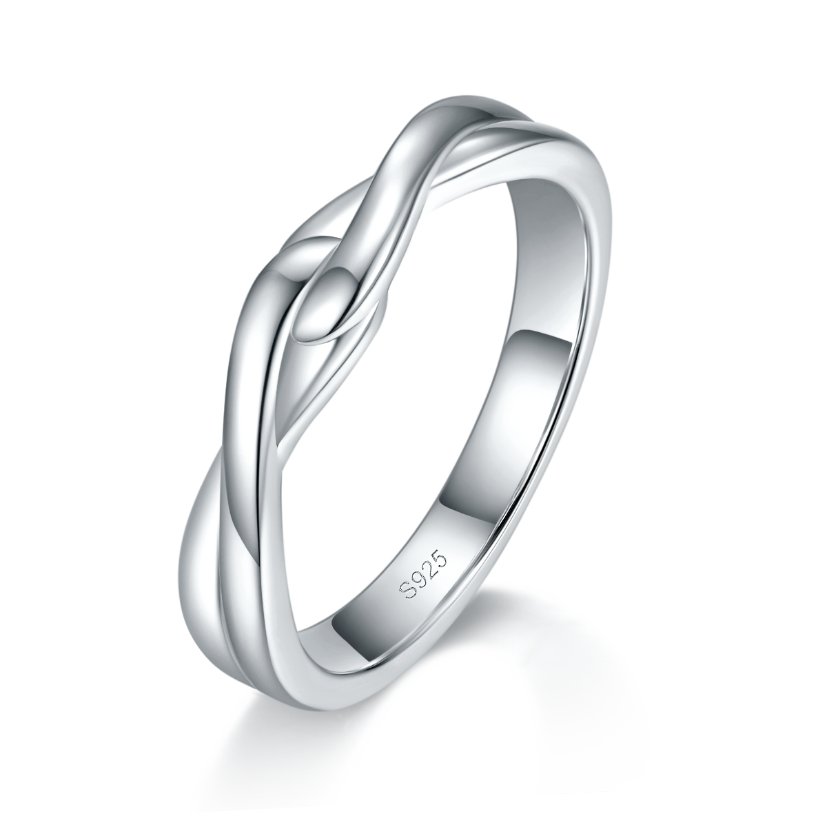 Couple Ring S925 Silver Plated Platinum Customized Selection Side Stone Moissanite 0.1ct