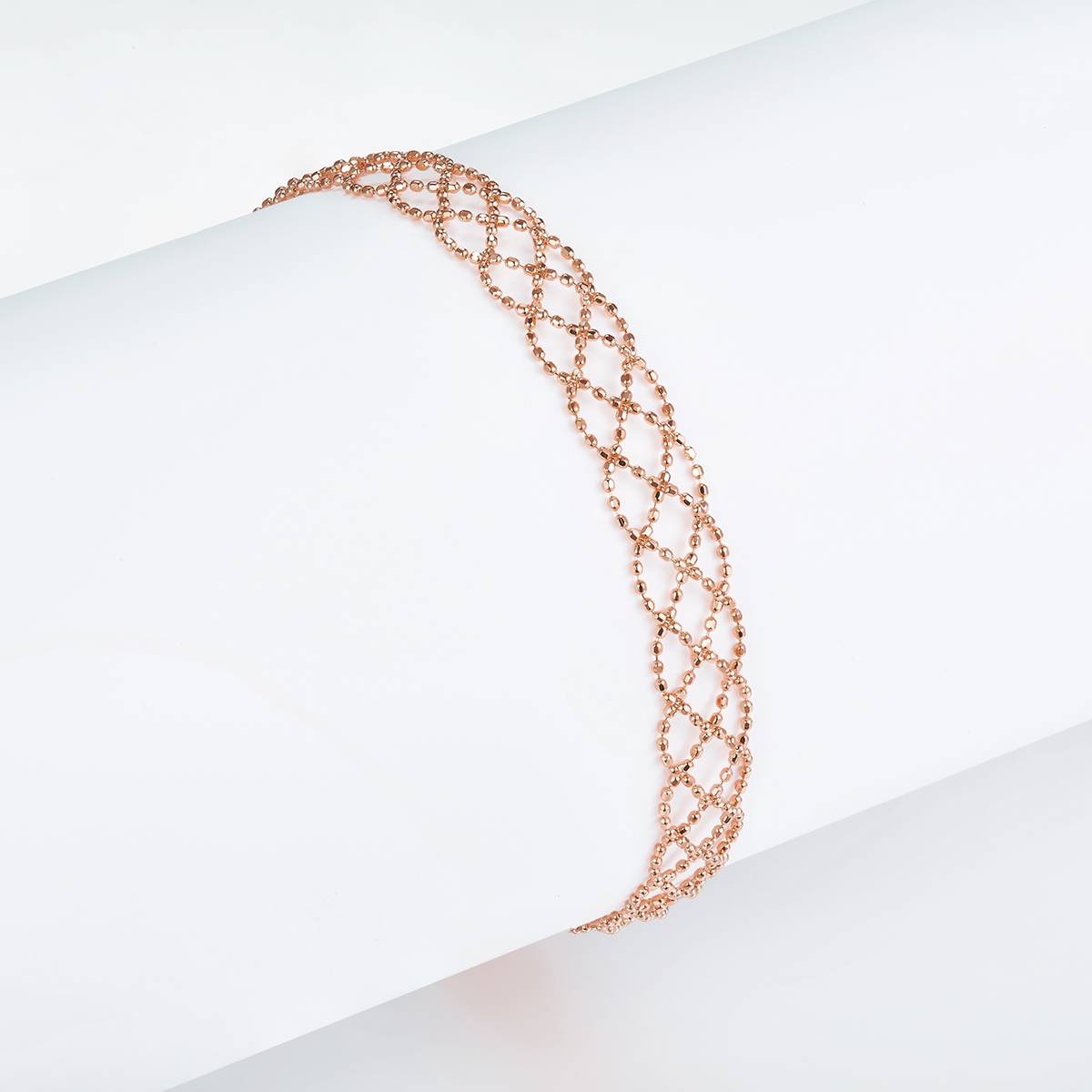 B005款S925银镀18K金意大利编织蕾丝款Bracelet