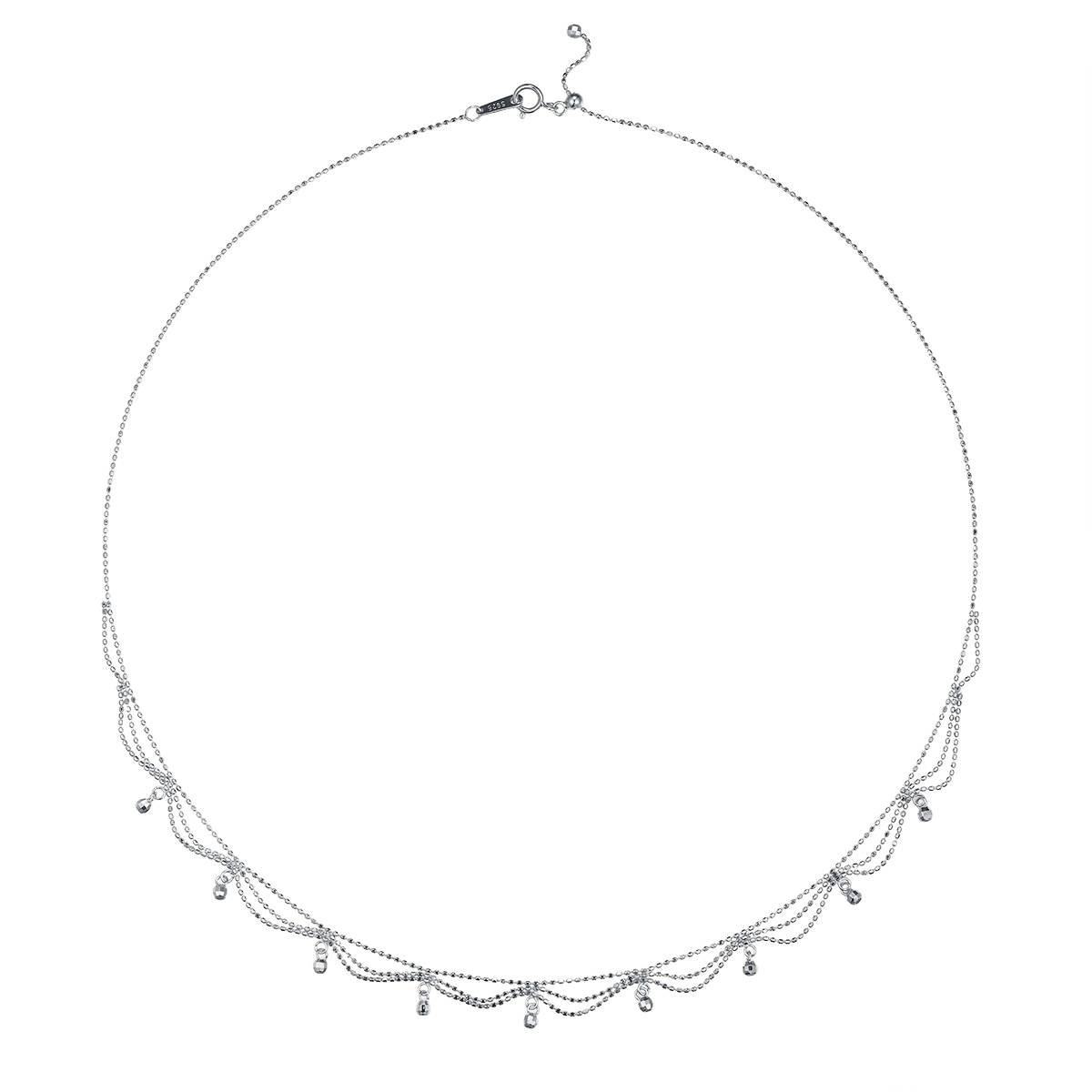 K002款S925银镀18K金意大利编织蕾丝款Necklace