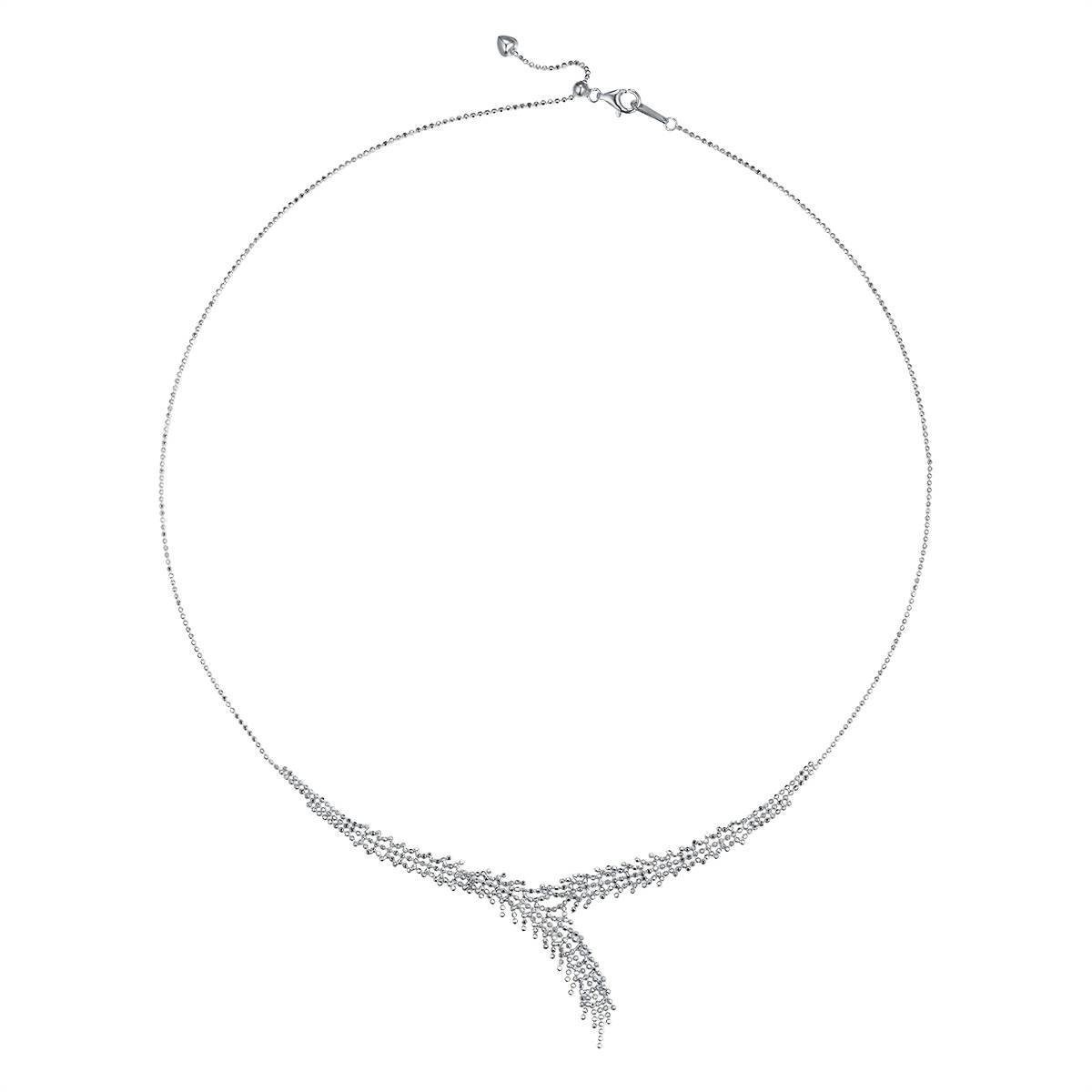 K006款S925银镀18K金意大利编织流苏款Necklace