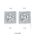 耳钉1.0ct*2