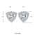 耳钉0.5ct*2