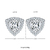 耳钉1.0ct*2