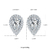 耳钉0.5ct*2