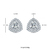 耳钉0.5ct*2