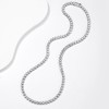 MP0097款S925银镀18K白金包镶圆形莫桑钻泡泡项链9.7ct/10.9ct 3