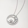 MP0107款S925银镀18K白金莫桑钻满天星项链1.94ct 3
