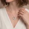 MP0107款S925银镀18K白金莫桑钻满天星项链1.94ct 6