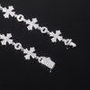 TQB0187款S925银镀18K白金满镶莫桑钻嘻哈手链2.8ct 4