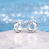 SE0809401款S925银镀18K金莫桑钻星星耳环0.18ct 4
